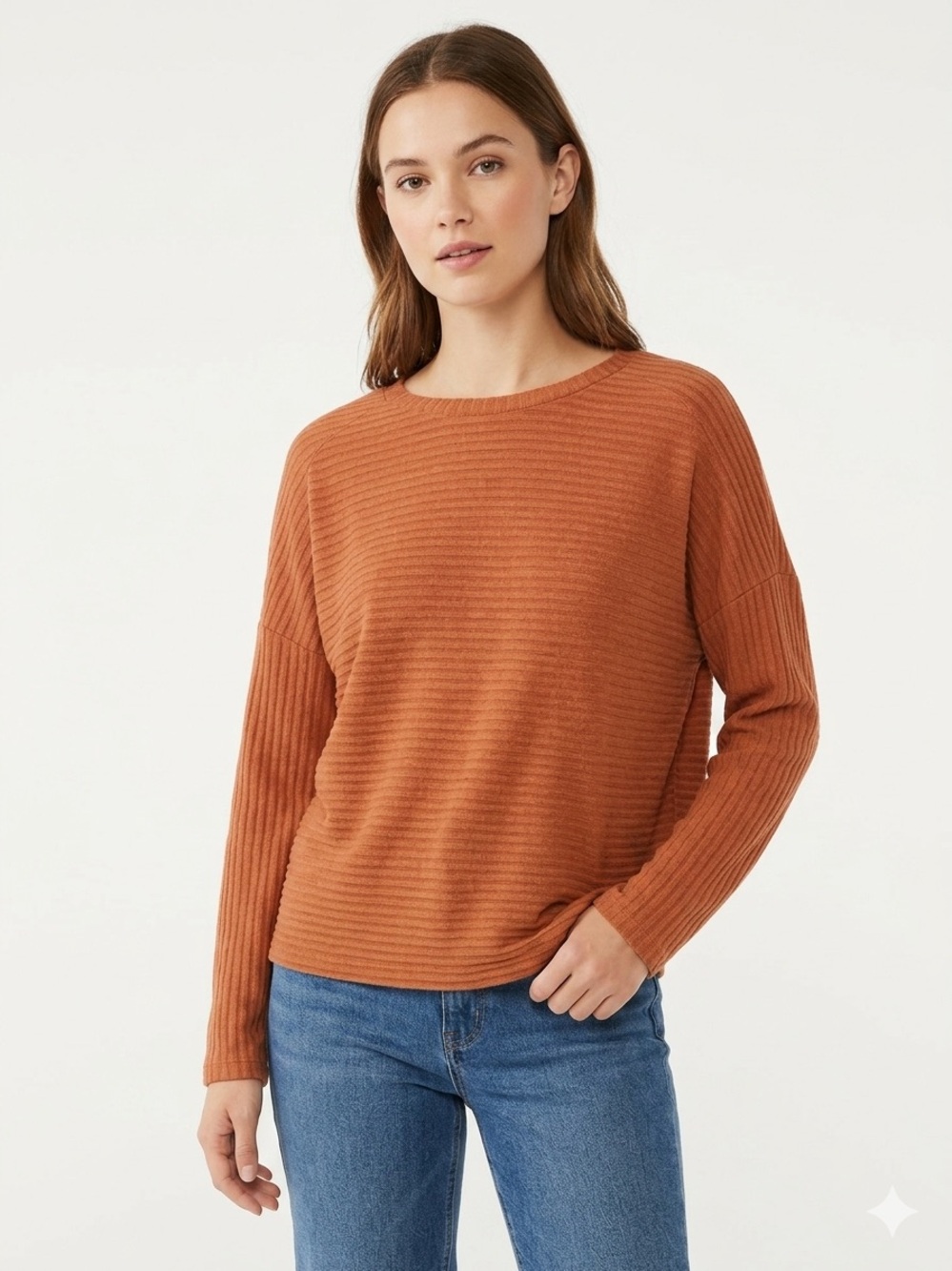 Oversized Sweater Size: M Forever 21 Oversized Ribbed Crewneck